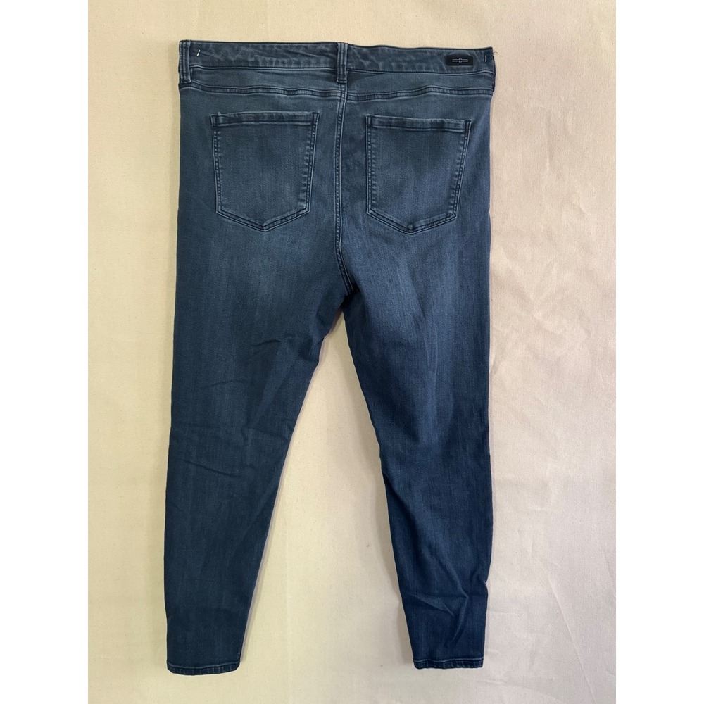 Liverpool Los Angeles The Ankle Skinny Jeans Size 16/33 Dark Wash MSRP $89 - Picture 2 of 7